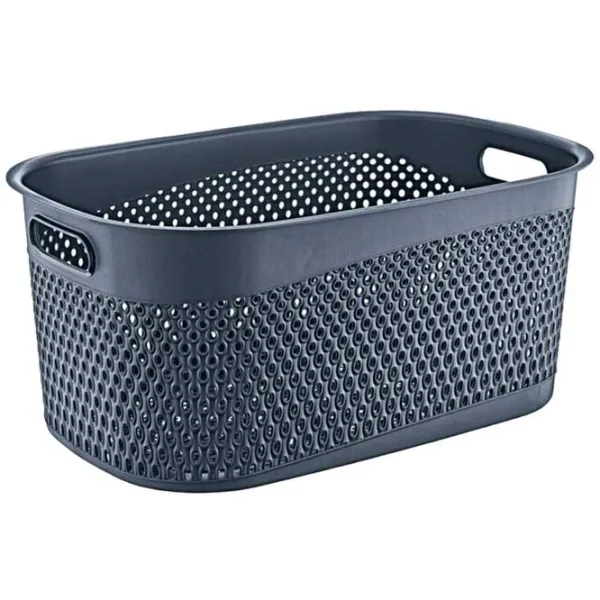 Coș pentru rufe Turan Katre TRN-170 35 l/ Plastic/ Anthracite photo 1