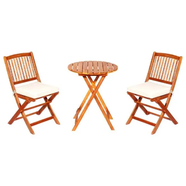 Set mobilă terasă Costway HW65875CR Masiv/ Lemn/ Masiv/ Beige photo 1