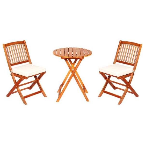 Set mobilă terasă Costway HW65875CR Masiv/ Lemn/ Masiv/ Beige photo 1