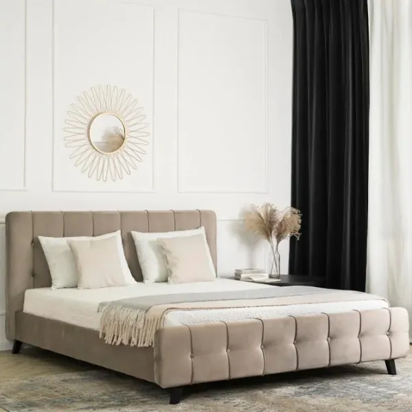 Pat Mebel Elite Lino 160 x 200 cm/ Masiv/ Beige photo 7