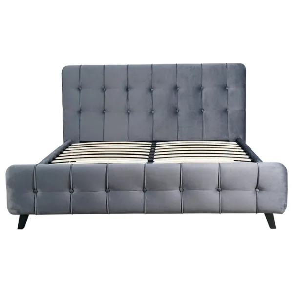 Кровать Mebel Elite Lino 160 x 200 см/ Массив/ Серый photo 2