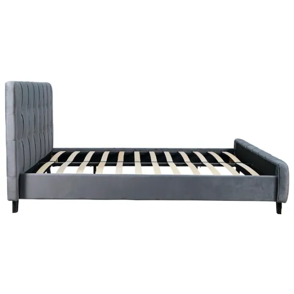 Кровать Mebel Elite Lino 160 x 200 см/ Массив/ Серый photo 3