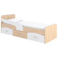 Pat pentru copii Pehotin Milca 80 x 190 cm/ PAL/ Sonoma Oak