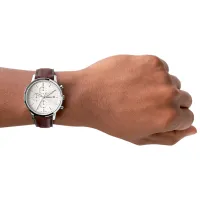 Наручные часы для мужчин FOSSIL Minimalist Chronograph Кварцевый/ 42 мм photo 4