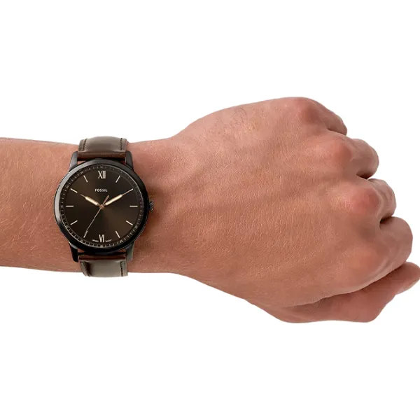 Ceas de mână pentru bărbați FOSSIL Minimalist Cuarț/ 44 mm photo 4