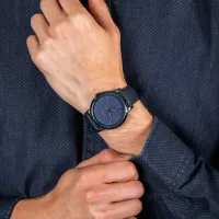 Ceas de mână pentru bărbați FOSSIL The Minimalist Cuarț/ 44 mm photo 4