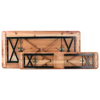 Set mobilă terasă GardenLine MEB0780 Metal/ Lemn/ Lemn/ Brown photo 7
