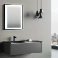 Seturi mobilă de baie Orka Lisbon 110 MDF/ Black Matt