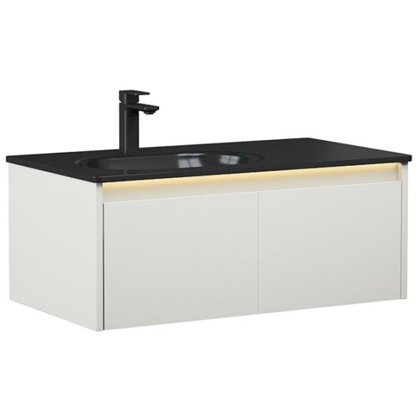Seturi mobilă de baie Orka Lisbon 110 MDF/ Cashmire photo 1