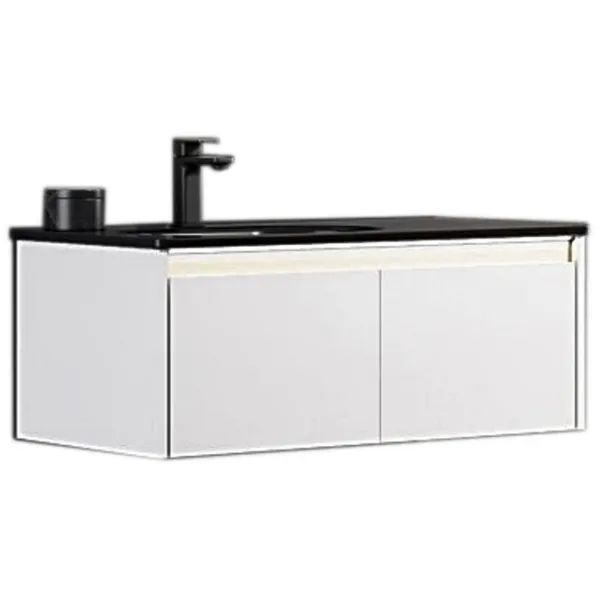 Наборы мебели для ванной комнаты Orka Lisbon 110 МДФ/ White matt photo 1