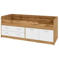 Pat pentru copii Pehotin Scaut 70 x 190 cm/ PAL/ Wood