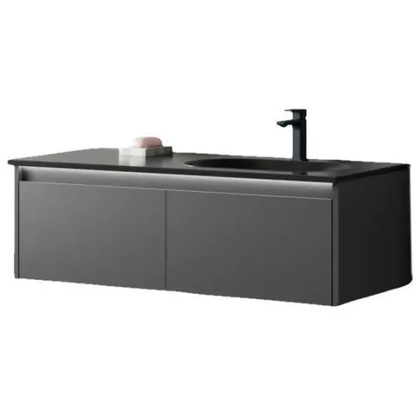 Seturi mobilă de baie Orka Lisbon 90 MDF/ Black photo 1