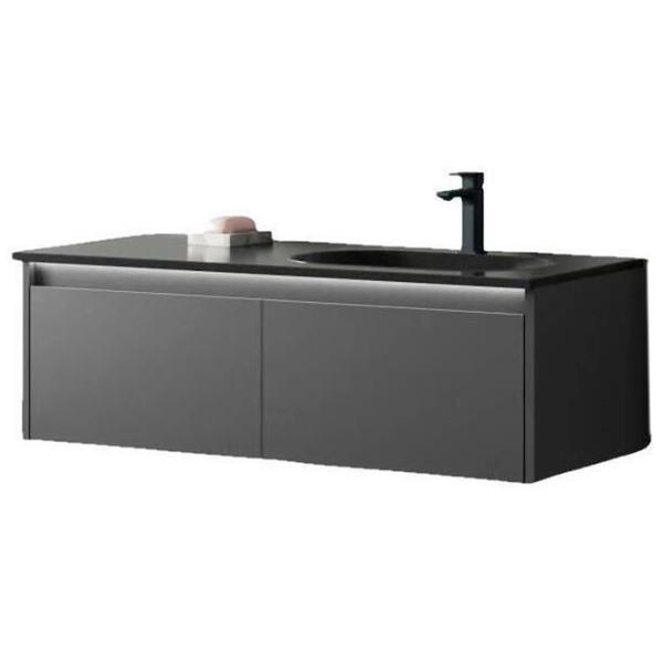 Seturi mobilă de baie Orka Lisbon 90 MDF/ Black photo 1