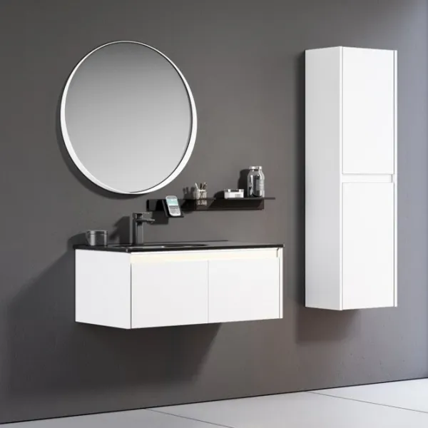 Seturi mobilă de baie Orka Lisbon 90 MDF/ White photo 4