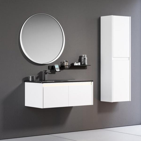 Seturi mobilă de baie Orka Lisbon 90 MDF/ White photo 4
