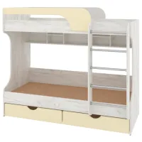 Pat pentru copii Pehotin Iuga 80 x 190 cm/ PAL/ Gray