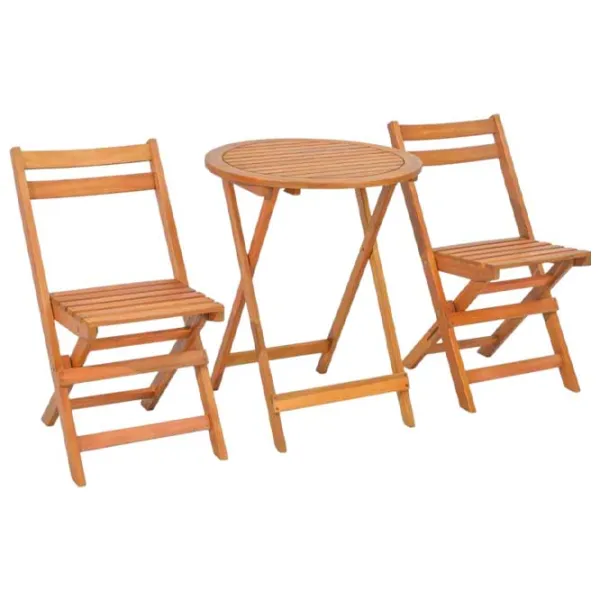 Set mobilă terasă Costway HW71590 Masiv/ Lemn/ Lemn/ Beige photo 1