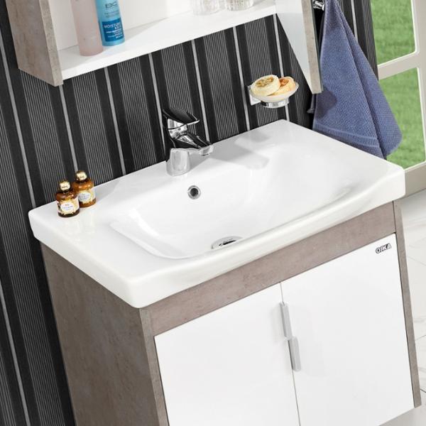Seturi mobilă de baie Orka Luna 65 MDF/ Gray photo 2