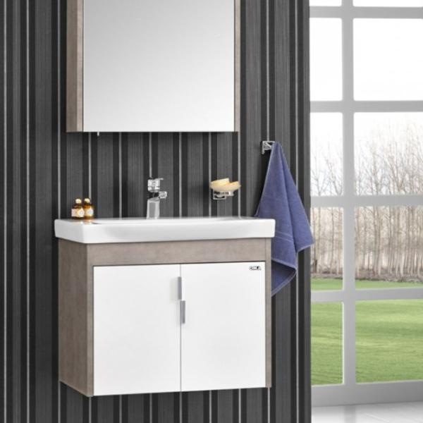 Seturi mobilă de baie Orka Luna 65 MDF/ Gray photo 3