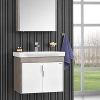 Seturi mobilă de baie Orka Luna 80 MDF/ Gray photo 4