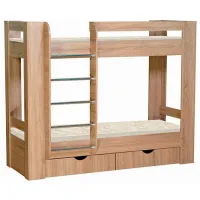 Pat pentru copii Pehotin Duet-3 70 x 190 cm/ PAL/ Sonoma