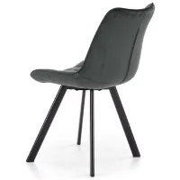 Scaun de bucătărie AG K332 Velur/ Dark Gray Black photo 3