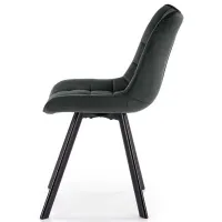 Scaun de bucătărie AG K332 Velur/ Dark Gray Black photo 4