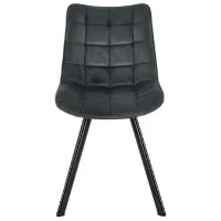 Scaun de bucătărie AG K332 Velur/ Dark Gray Black photo 6