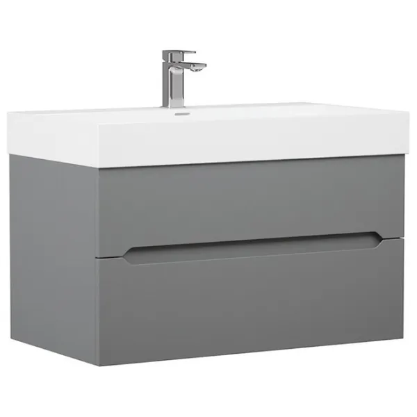 Seturi mobilă de baie Orka Malta 100 MDF/ Gray photo 1