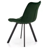 Scaun de bucătărie AG K332 Velur/ Dark Green Black photo 2