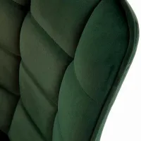 Scaun de bucătărie AG K332 Velur/ Dark Green Black photo 3
