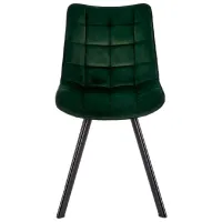 Scaun de bucătărie AG K332 Velur/ Dark Green Black photo 4