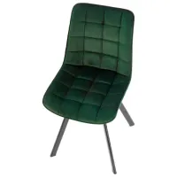 Scaun de bucătărie AG K332 Velur/ Dark Green Black photo 7