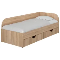 Детская кровать Pehotin Sonea-2 80 x 190 см / ЛДСП / Дуб cонома