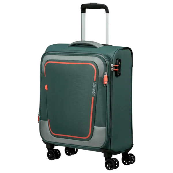 Valiză American Tourister Pulsonic Spinner Expandable 40l/ Dark Green photo 1 Valiză American Tourister Pulsonic Spinner Expandable 40l/ Dark Green photo 1