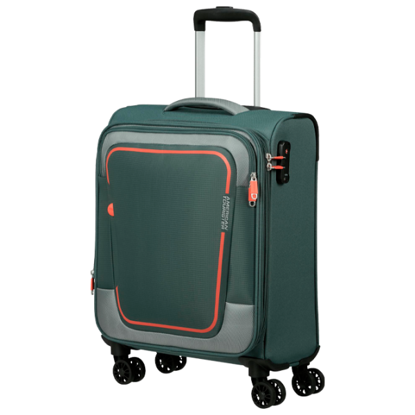 Valiză American Tourister Pulsonic Spinner Expandable 40l/ Dark Green photo 1 Valiză American Tourister Pulsonic Spinner Expandable 40l/ Dark Green photo 1