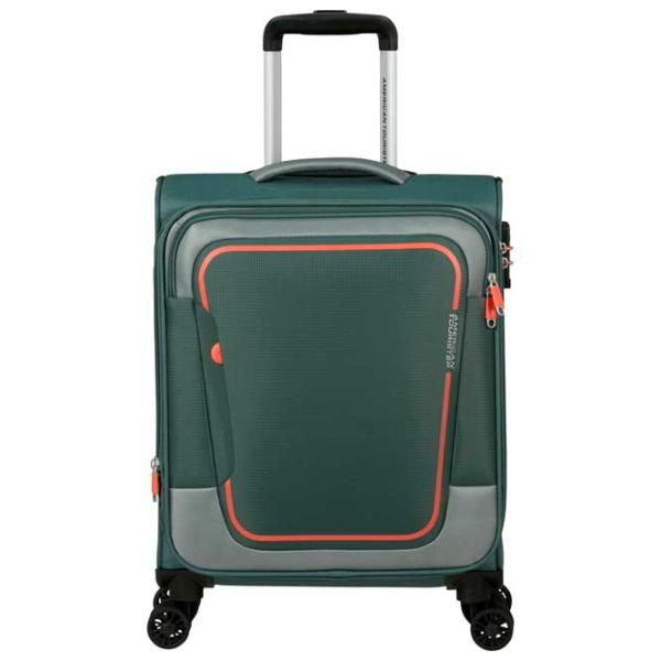 Valiză American Tourister Pulsonic Spinner Expandable 40l/ Dark Green photo 2 Valiză American Tourister Pulsonic Spinner Expandable 40l/ Dark Green photo 2