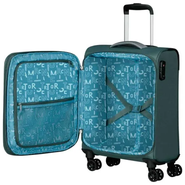 Valiză American Tourister Pulsonic Spinner Expandable 40l/ Dark Green photo 5 Valiză American Tourister Pulsonic Spinner Expandable 40l/ Dark Green photo 5