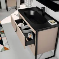 Seturi mobilă de baie Orka Modena 100 MDF/ Black photo 3