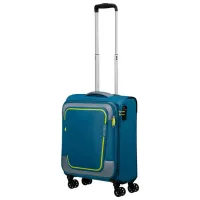 Valiză American Tourister Pulsonic Spinner Expandable 40 l/ Lime Green Blue photo 3