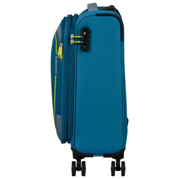Valiză American Tourister Pulsonic Spinner Expandable 40 l/ Lime Green Blue photo 5 Valiză American Tourister Pulsonic Spinner Expandable 40 l/ Lime Green Blue photo 5