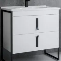 Seturi mobilă de baie Orka Modena 80 MDF/ Black photo 2
