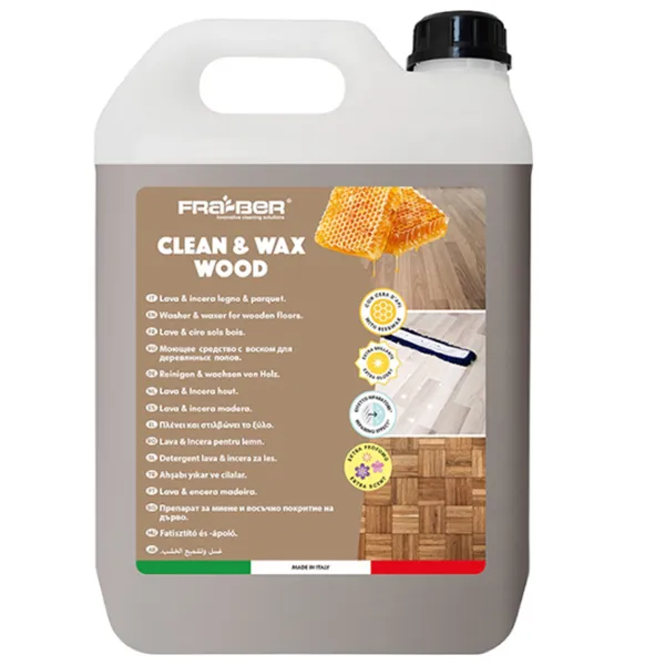 Soluție Fra-Ber CLEAN&WAX WOOD 700343 lichid / pentru împrospătare photo 1 Soluție Fra-Ber CLEAN&WAX WOOD 700343 lichid / pentru împrospătare photo 1