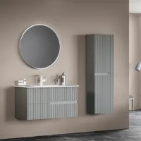 Seturi mobilă de baie Orka Moonlight 120 MDF/ Gray photo 3