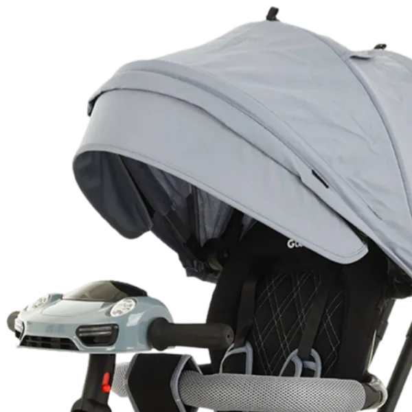 Triciclu Glamvers Record 25 kg/ Gray photo 4