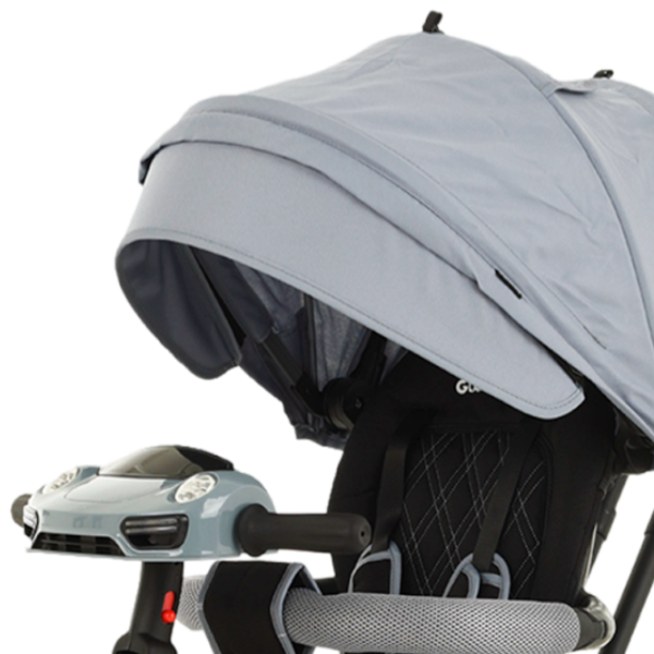 Triciclu Glamvers Record 25 kg/ Gray photo 4