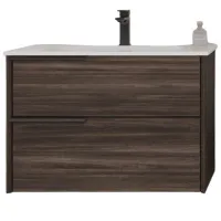 Seturi mobilă de baie Orka NOVENTA 80 MDF/ Brown