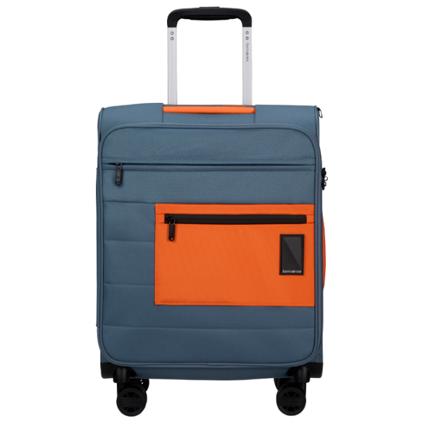 Valiză Samsonite Vaycay Spinner expandable 42l/ Orange Grey photo 1
