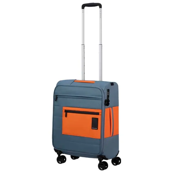 Valiză Samsonite Vaycay Spinner expandable 42l/ Orange Grey photo 2