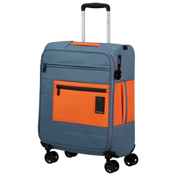 Valiză Samsonite Vaycay Spinner expandable 42l/ Orange Grey photo 3